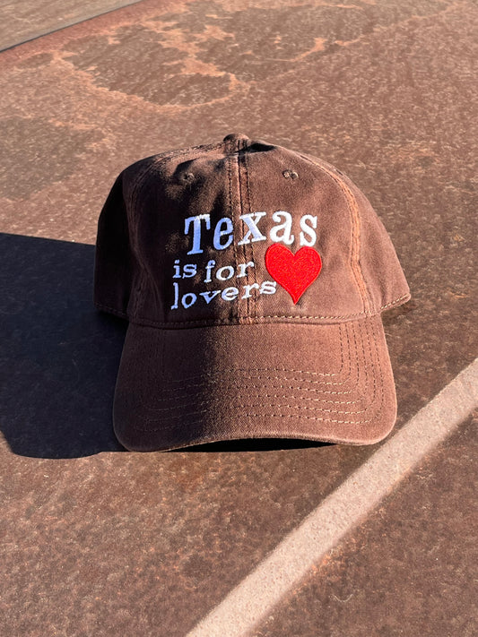 TEXAS IS FOR LOVERS - RUST BROWN