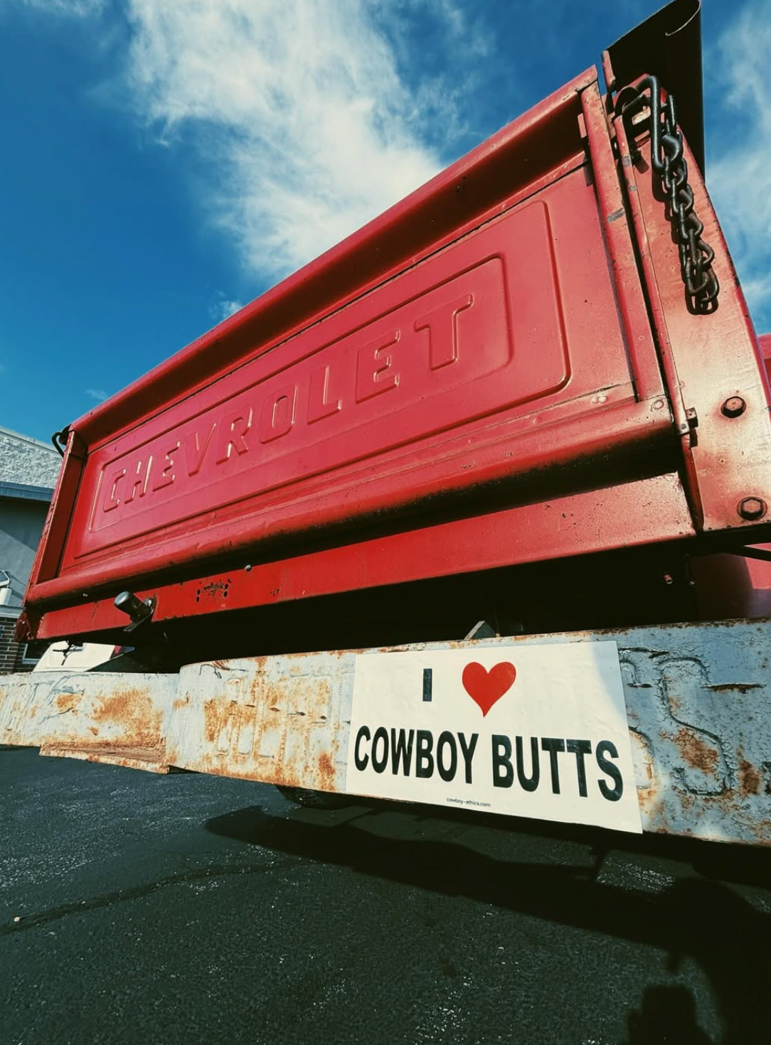 I <3 Cowboy Butts Bumper Sticker